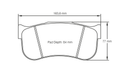 Pagid Brake Pad Set E8101 RSL1-2