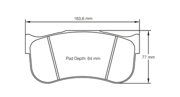 Pagid Brake Pad Set E8101 RSL1 - 0