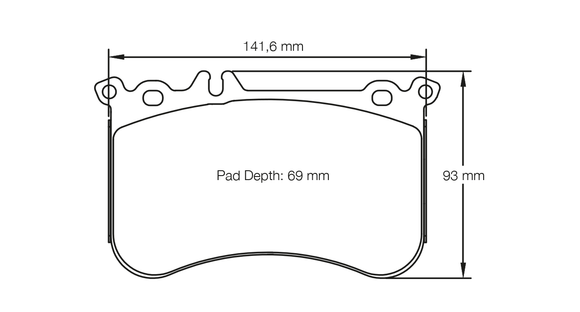 Pagid Brake Pad Set E8188 RSL29