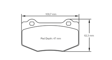 Pagid Brake Pad Set E8208 RSL29 - 0
