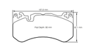 Pagid Brake Pad Set E8238 RSL29-2