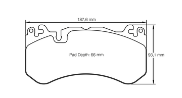 Pagid Brake Pad Set E8238 RSL29 - 0