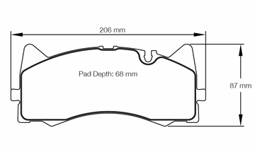 Pagid Brake Pad Set E8257 RSL29 - 0