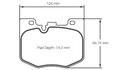Pagid Brake Pad Set E8275 RSL29-2
