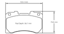 Pagid Toyota GR Yaris/GR Corolla Brake Pad Set E8299 RSL29-2