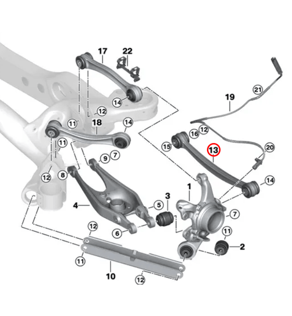 E8X E9X Non-M Adjustable Toe Arms - MODE Auto Concepts