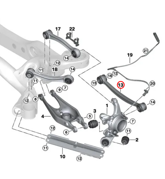 E8X/E9X 1M/M3 Adjustable Toe Arms - MODE Auto Concepts
