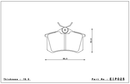 Endless Brake Pad Set EIP025 MX72-2