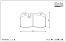 Endless Brake Pad Set EIP112 MP 15mm-2