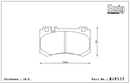 Endless Brake Pad Set EIP117 MX72-2