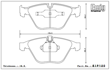 Endless Brake Pad Set EIP120 MXPL - 0