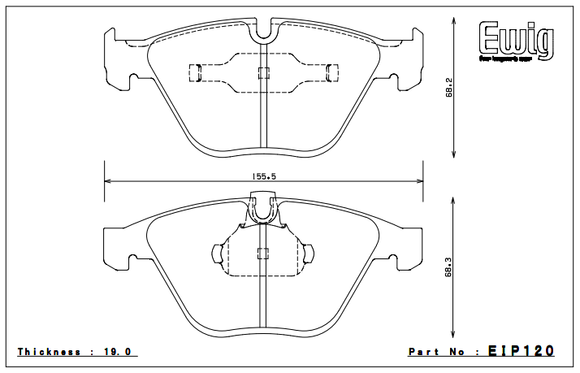 Endless Brake Pad Set EIP120 MXPL
