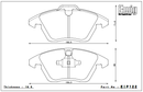 Endless Brake Pad Set EIP122 MX72-2