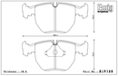 Endless Brake Pad Set EIP125 PC35-2