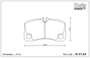 Endless Brake Pad Set EIP126 MX72 17mm-2