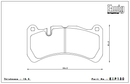 Endless Brake Pad Set EIP130 MX72-2