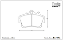 Endless Brake Pad Set EIP142 MX72-2
