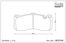 Endless Brake Pad Set EIP144 MX72-2