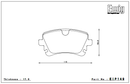 Endless Brake Pad Set EIP149 MX72-2