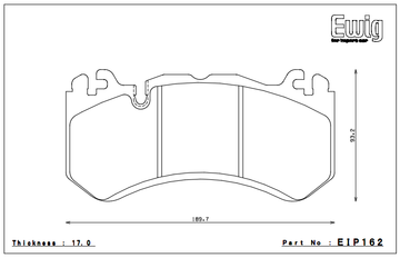 Endless Brake Pad Set EIP162 MP - 0