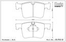 Endless Brake Pad Set EIP212 MX72-2