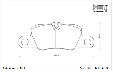 Endless Brake Pad Set EIP215 MP - 0