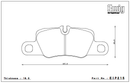 Endless Brake Pad Set EIP215 MX72-2