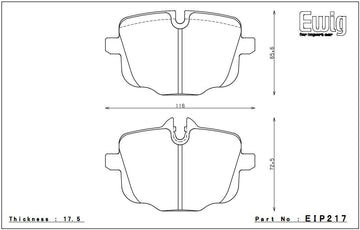 Endless Brake Pad Set EIP217 MXPL - 0