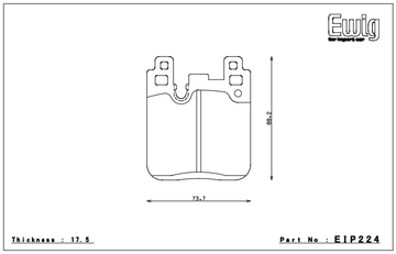 Endless Brake Pad Set EIP224 MXPL - 0