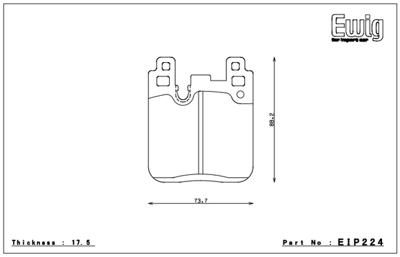 Endless Brake Pad Set EIP224 MXPL