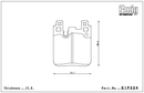 Endless Brake Pad Set EIP224 S580-2