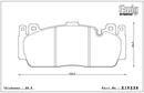 Endless Brake Pad Set EIP238 MX72-2