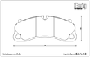 Endless Brake Pad Set EIP240 MP-2