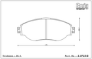 Endless Brake Pad Set EIP250 MX72-2