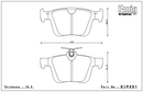 Endless Brake Pad Set EIP251 ME20-2