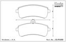 Endless Brake Pad Set EIP255 MX72-2