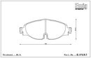 Endless Brake Pad Set EIP257 MX72-2