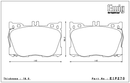 Endless Brake Pad Set EIP270 MP-2