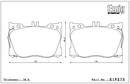 Endless Brake Pad Set EIP270 MX72-2