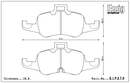 Endless Brake Pad Set EIP276 MX72-2