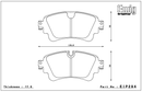 Endless Brake Pad Set EIP294 MP-2