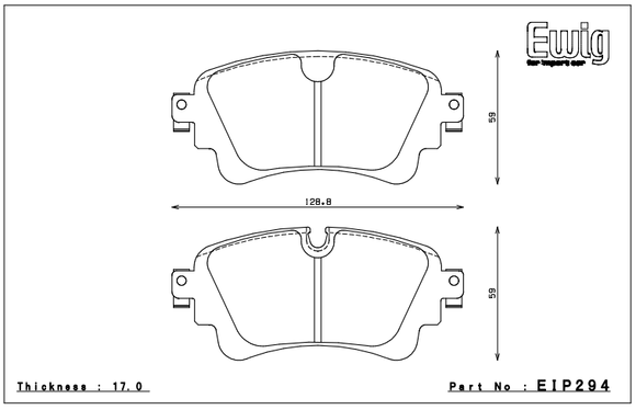 Endless Brake Pad Set EIP294 MP