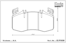 Endless Brake Pad Set EIP308 ME20-2