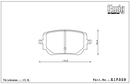 Endless Brake Pad Set EIP309 MP-2