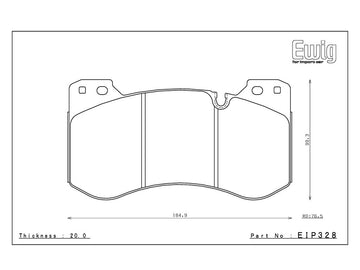 Endless Brake Pad Set EIP328 MX72 - 0