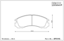 Endless Brake Pad Set EP242 ME20-2
