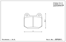 Endless Brake Pad Set EP291 ME20-2