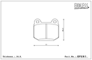 Endless Brake Pad Set EP291 MX72-2
