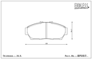 Endless Brake Pad Set EP307 MX72-2