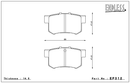 Endless Brake Pad Set EP312 MP-2